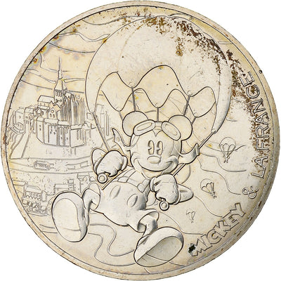 France, 
            
               10 Euro, 
            
               Mickey (Mont Saint-Michel)