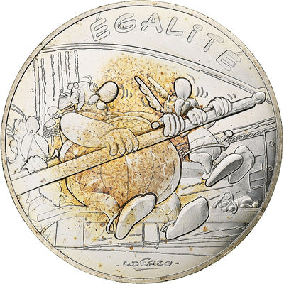 France, 
            
               10 Euro, 
            
               Astérix - Égalité