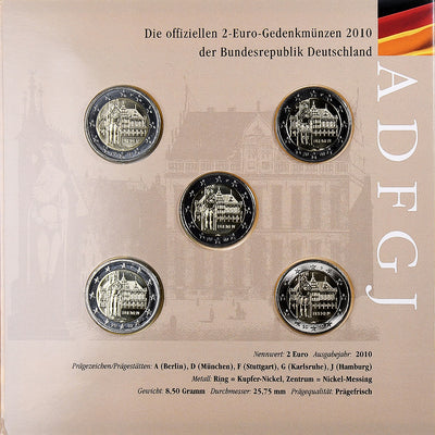 Allemagne, 
            
               2€ x 5, 
            
               Bremen