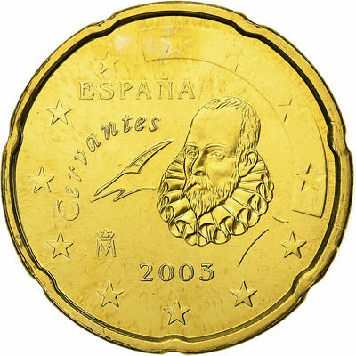 Espagne, 
            
               20 Euro Cent, 
            
               BU