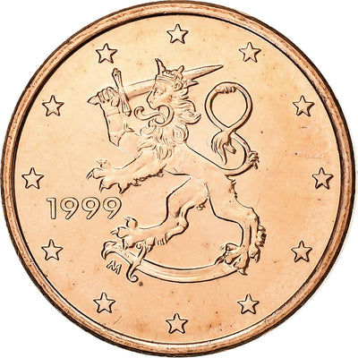 Finlande, 
            
               5 Euro Cent, 
            
               1999