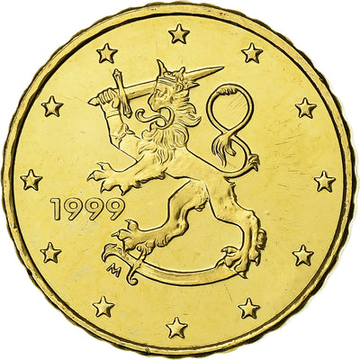 Finlande, 
            
               10 Euro Cent, 
            
               1999