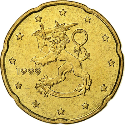 Finlande, 
            
               20 Euro Cent, 
            
               1999