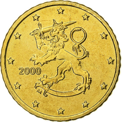 Finlande, 
            
               50 Euro Cent, 
            
               2000