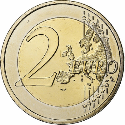 Pays-Bas, 
            
               2 Euro, 
            
               Traité de Rome