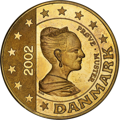 Danemark, 
            
               Margrethe II, 
            
               5 Euro