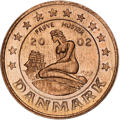 Danemark, 
            
               Margrethe II, 
            
               Euro Cent