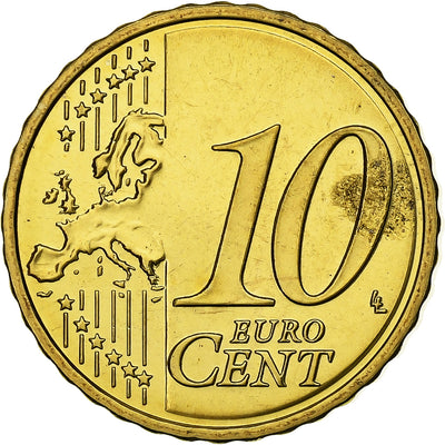 Chypre, 
            
               10 Euro Cent, 
            
               BU