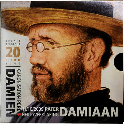 Belgique, 
            
               20 Euro, 
            
               Canonisation de Père Damien