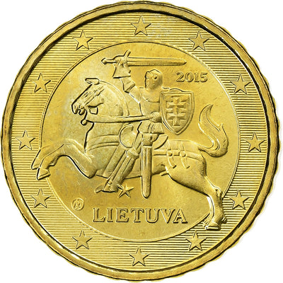 Lituanie, 
            
               10 Euro Cent, 
            
               BU