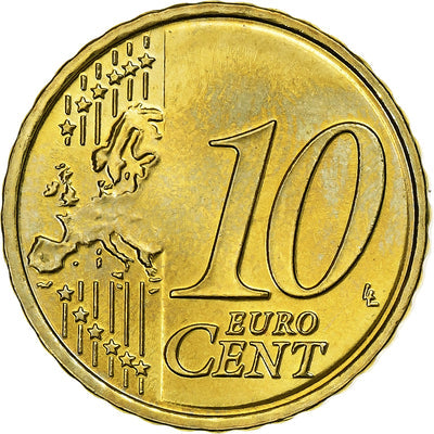 Lituanie, 
            
               10 Euro Cent, 
            
               BU