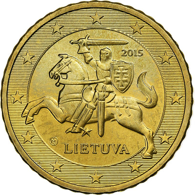 Lituanie, 
            
               50 Euro Cent, 
            
               BU