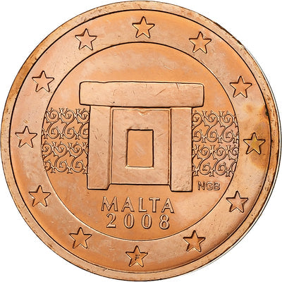 Malte, 
            
               2 Euro Cent, 
            
               BU