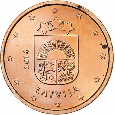 Lettonie, 
            
               Euro Cent, 
            
               BU