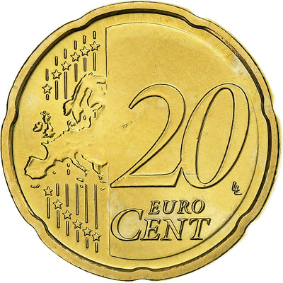 Lettonie, 
            
               20 Euro Cent, 
            
               BU