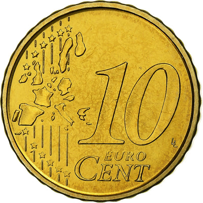 Espagne, 
            
               Juan Carlos I, 
            
               10 Euro Cent