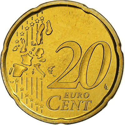 Espagne, 
            
               Juan Carlos I, 
            
               20 Euro Cent