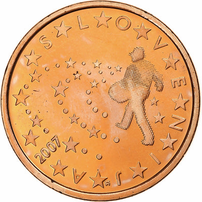 Slovénie, 
            
               5 Euro Cent, 
            
               BU