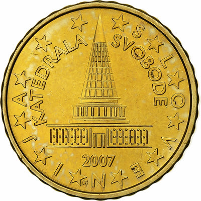 Slovénie, 
            
               10 Euro Cent, 
            
               BU