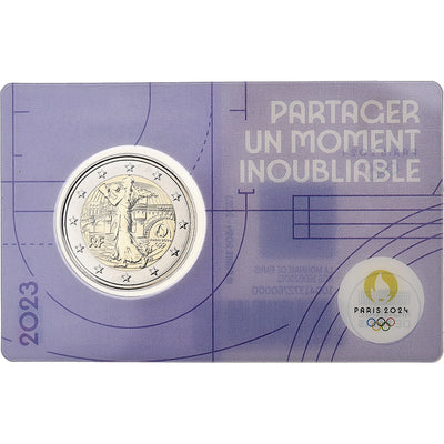 France, 
            
               2 Euro, 
            
               Olympic Games Paris 2024