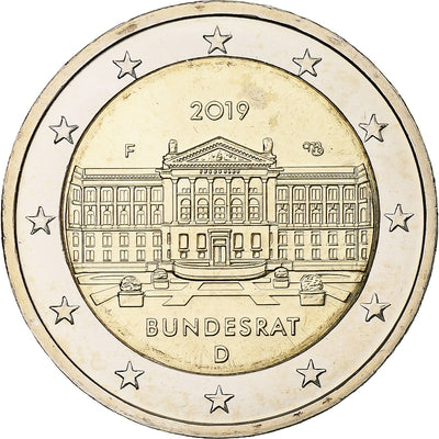 Allemagne, 
            
               2 Euro, 
            
               Budensrat