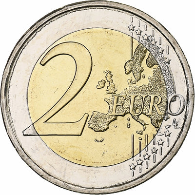 Grèce, 
            
               2 Euro, 
            
               Kostis Palamas