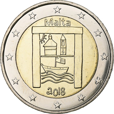 Malte, 
            
               2 Euro, 
            
               From Children in solidarity