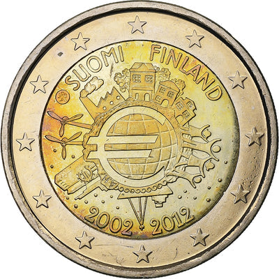 Finlande, 
            
               2 Euro, 
            
               Introduction de l'euro