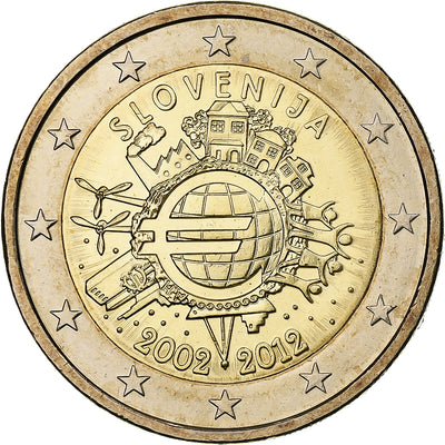 Slovénie, 
            
               2 Euro, 
            
               Introduction de l'euro