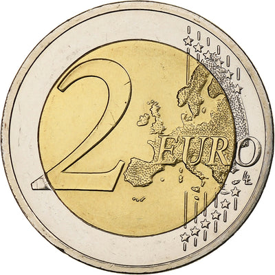 Grèce, 
            
               2 Euro, 
            
               30 ans du drapeau de l'UE