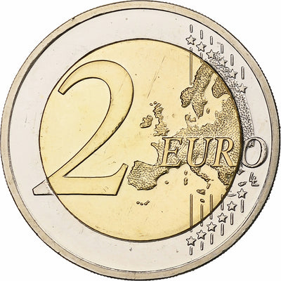 Lettonie, 
            
               2 Euro, 
            
               30 ans du drapeau de l'UE