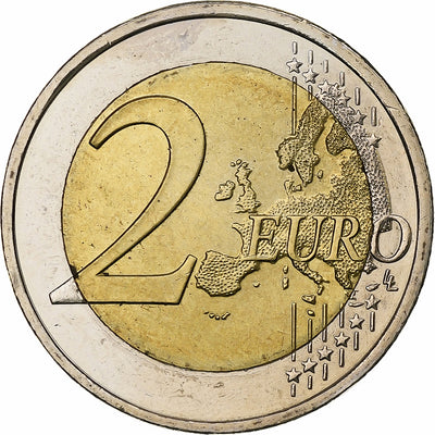 Grèce, 
            
               2 Euro, 
            
               Union économique et monétaire