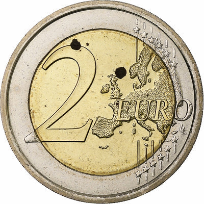 Italie, 
            
               2 Euro, 
            
               Union économique et monétaire