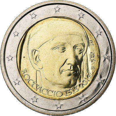 Italie, 
            
               2 Euro, 
            
               Giovanni Boccaccio