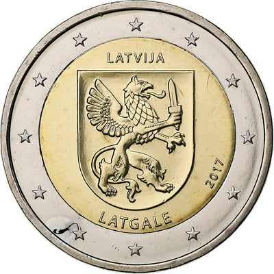 Lettonie, 
            
               2 Euro, 
            
               Latgale