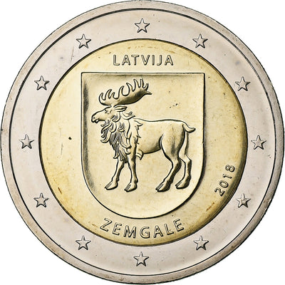 Lettonie, 
            
               2 Euro, 
            
               Zemgale