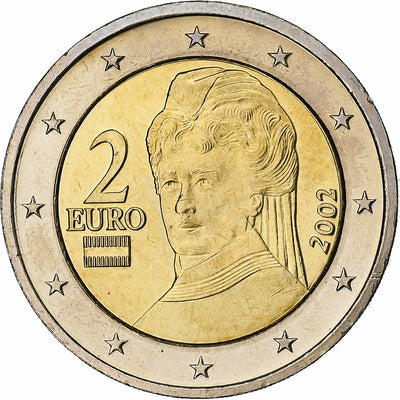 Autriche, 
            
               2 Euro, 
            
               2002