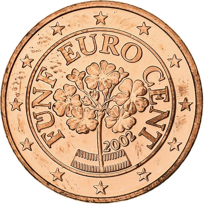 Autriche, 
            
               5 Euro Cent, 
            
               2002