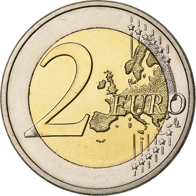 Luxembourg, 
            
               2 Euro, 
            
               National Anthem