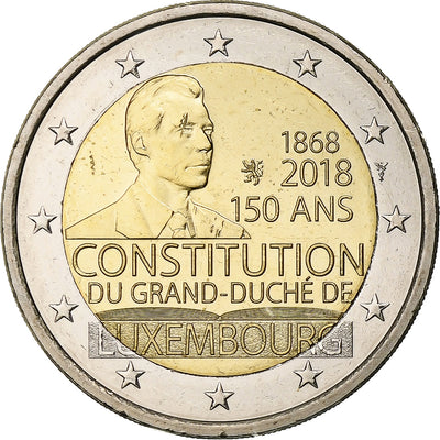 Luxembourg, 
            
               2 Euro, 
            
               Constitution du Luxembourg