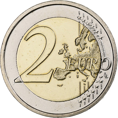 Irlande, 
            
               2 Euro, 
            
               Union économique et monétaire