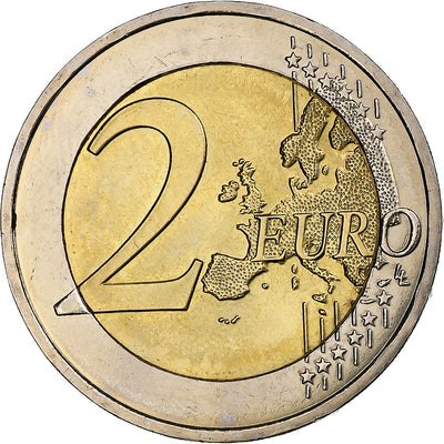 France, 
            
               2 Euro, 
            
               Introduction de l'euro