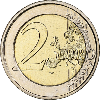 Belgique, 
            
               2 Euro, 
            
               30 ans du drapeau de l'UE