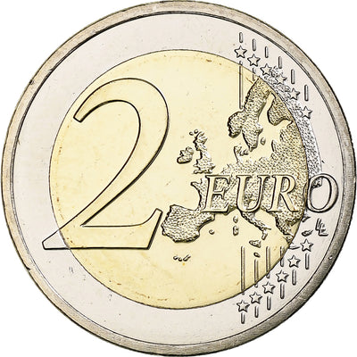 Pays-Bas, 
            
               2 Euro, 
            
               Abdication of Queen Beatrix