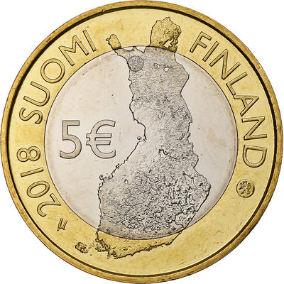 Finlande, 
            
               5 Euro, 
            
               Pallastunturi Fells