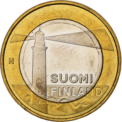 Finlande, 
            
               5 Euro, 
            
               Sälskär Lighthouse