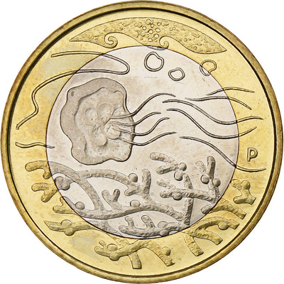 Finlande, 
            
               5 Euro, 
            
               Nordic Nature Series - Waters