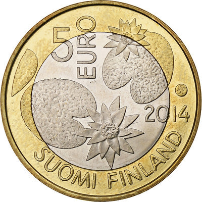 Finlande, 
            
               5 Euro, 
            
               Nordic Nature Series - Waters