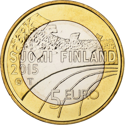 Finlande, 
            
               5 Euro, 
            
               Figure Skating