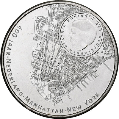 Pays-Bas, 
            
               5 Euros, 
            
               Manhattan